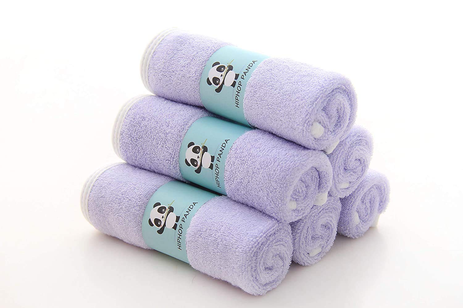 Bamboo Baby Washcloths - 2 Layer Soft Absorbent Bamboo Towel - Newborn Bath Face Towel - Natural Baby Wipes for Delicate Skin - Baby Registry as Shower(6 Pack) - Image 5